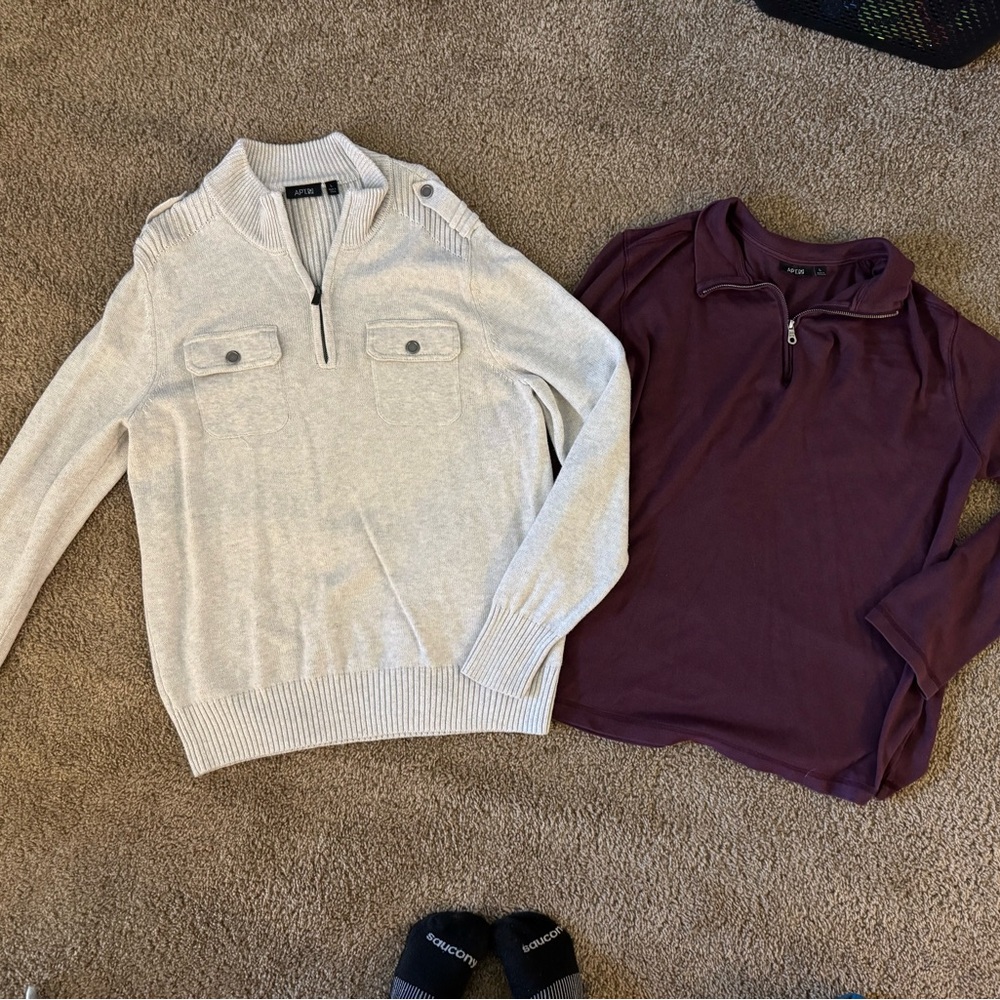 Men's Quarter Zip Sweaters